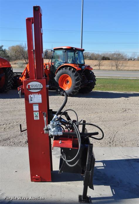 used skid steer post driver|shaver post driver for sale.